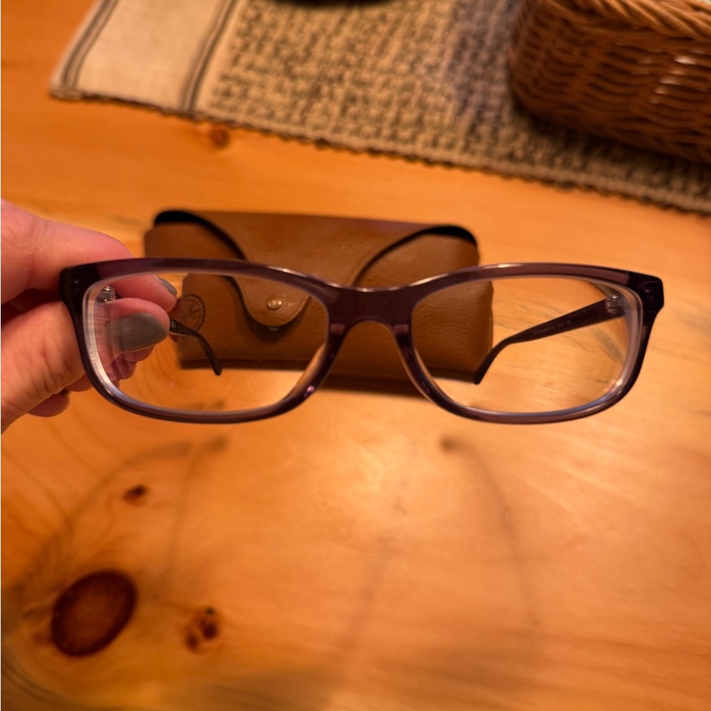 Coach Dark Brown Rectangular Eyeglasses with Sign… - image 5
